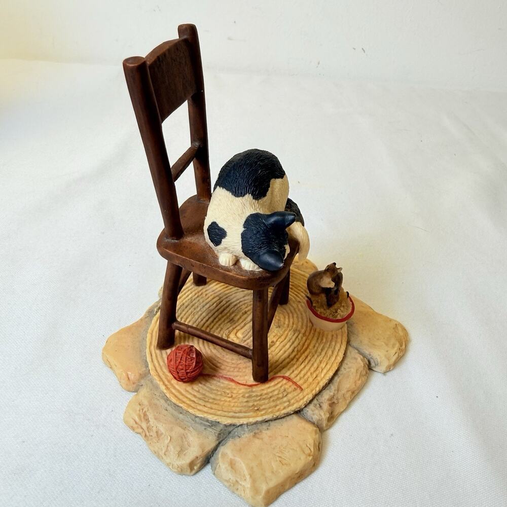 Schmid Lowell Davis “Catnapping Too” 1984 Figurine- Read - Picture 3 of 13
